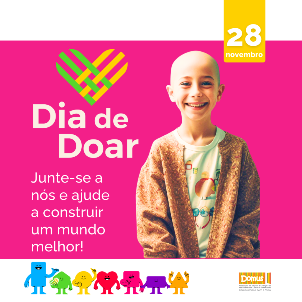 Card "Dia de Doar" para redes sociais