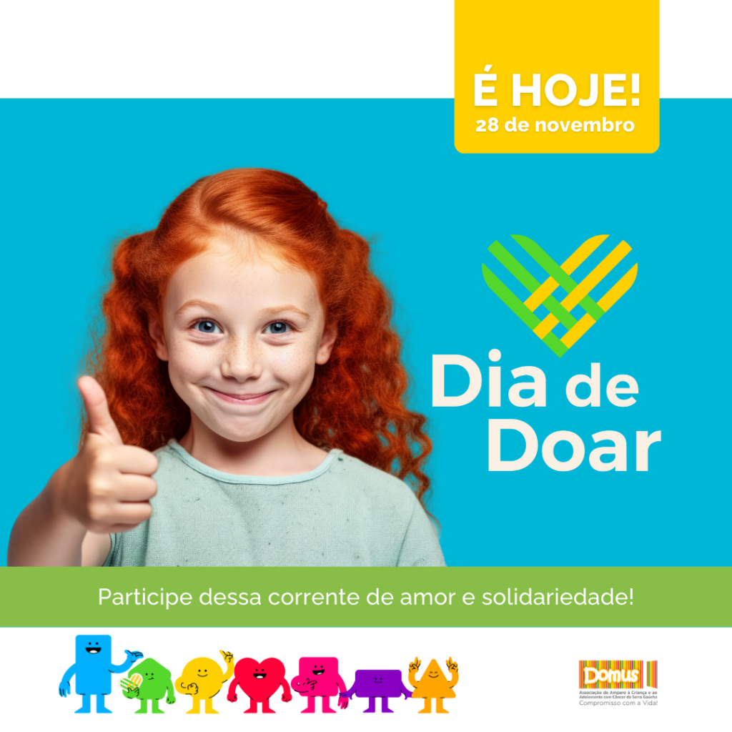 Card "Dia de Doar" para redes sociais